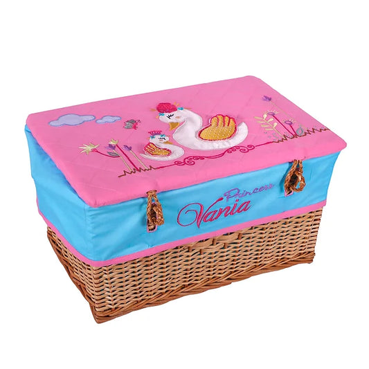 Swan Small Basket (Pink)