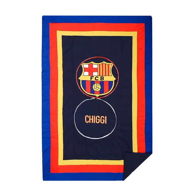 FC Barcelona Travel Cushion cum Quilt