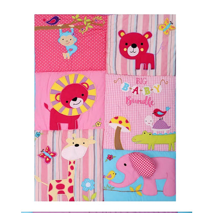 Animals R my Playmates Quilt (Pink)