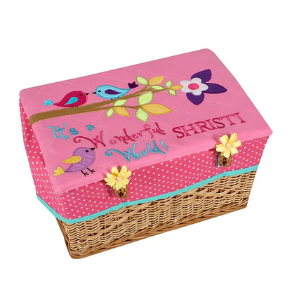 Birdies 4pcs Basket Hamper (Pink)