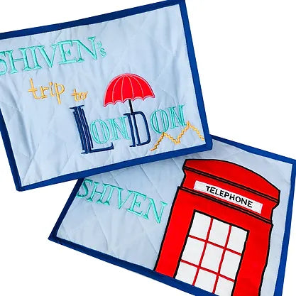 London Pouch Set (Blue)