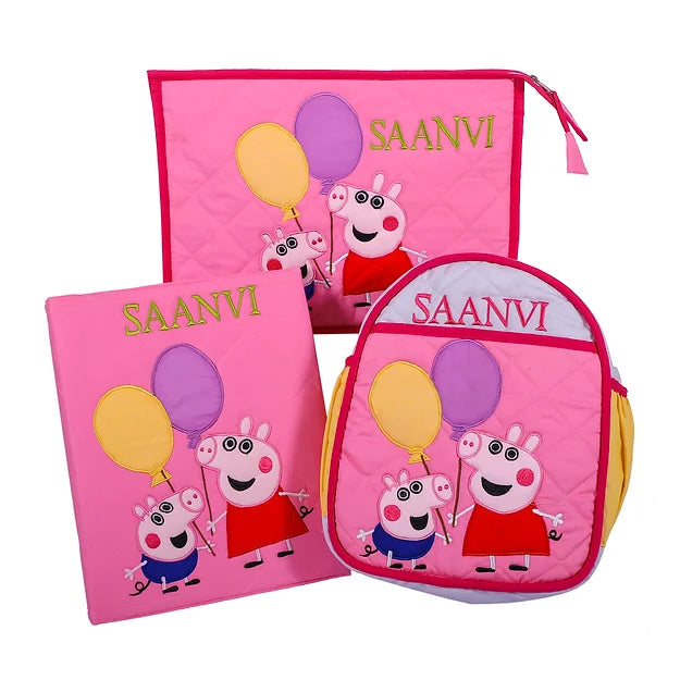 Peppa 3pcs Hamper (Pink)