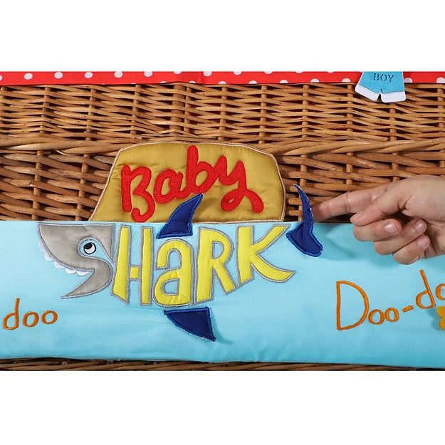 Baby Shark Trunk Basket with full Emebllishment