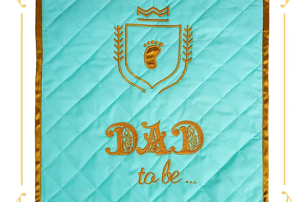 Parents-to-be Cushion Cover (Sea Green)