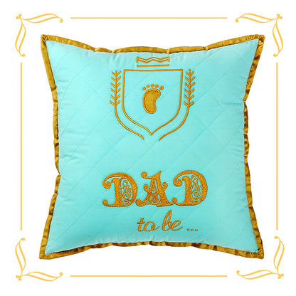 Parents-to-be Cushion Cover (Sea Green)