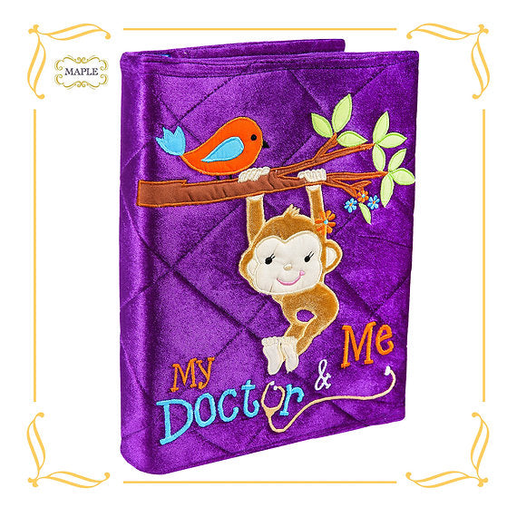 Velvet Little Monkey Doctor File (Purple)