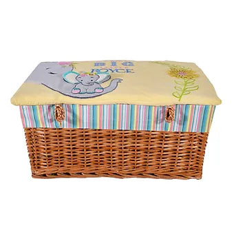 Ellie Quilt in a Basket (Yellow)