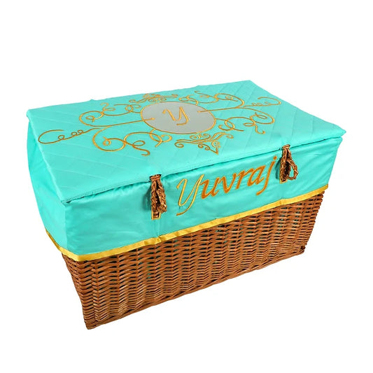 Versailles Trunk Basket (Sea Green)