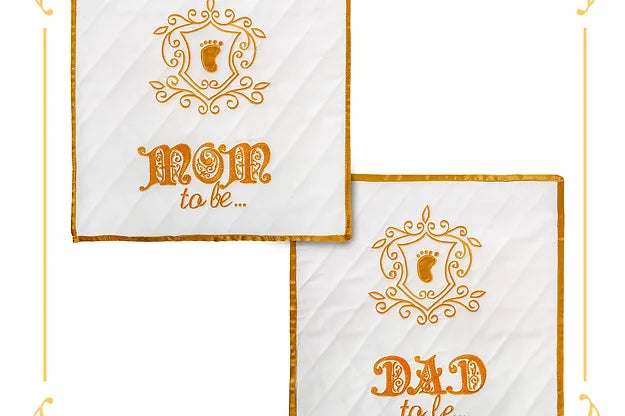 Parents-to-be Cushion Cover (White)