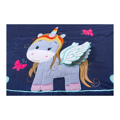 Unicorn Quilt (Blue)