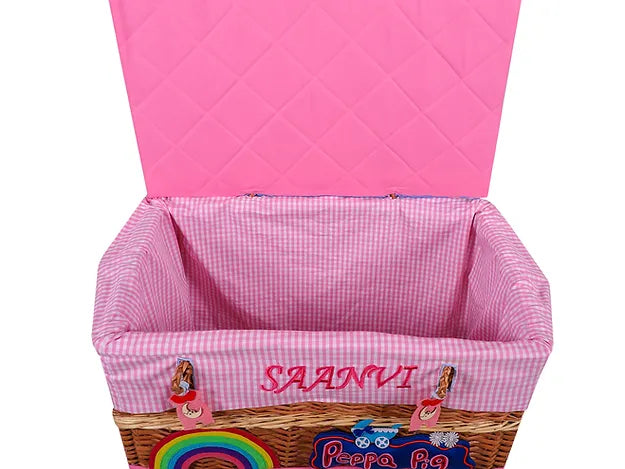 Peppa 4pcs Basket Hamper (Pink)