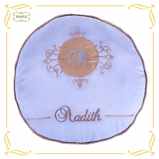 Royal Crest Travel Cushion cum Quilt (Blue)