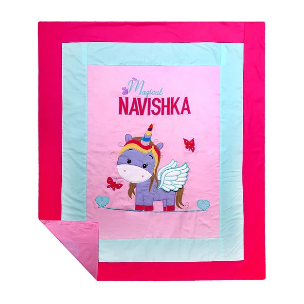 Unicorn Quilt (Pink)